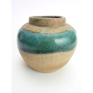Antique Green Glazed Chinese Ginger Jar